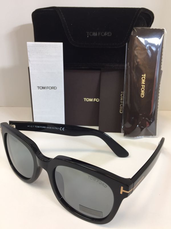 Tom Ford TF 211 AF 02C Black Plastic Sunglasses 53mm | SunOptics